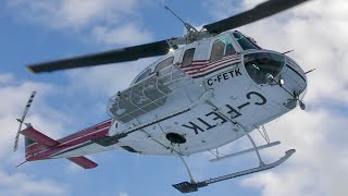 Bell 205 Engine Startup and Takeoff