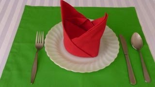 Napkin Folding - The Crown