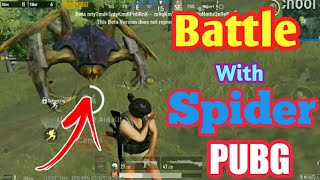 Battle with Spider pubg mobile.godzill king kong new erangel map.