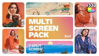 Top Apple Motion Projects: Multiscreen - 7 Split Screen