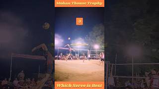 Which serve is Better  | Mohan Thonse Trophy | #udupi #viral  #shorts  February 10, 2024