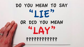 Lie vs Lay - Explained With Examples and a Quiz! - English Speaking Practice