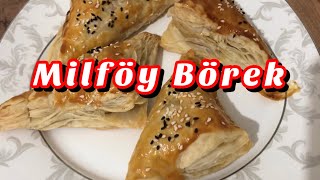 5 Dakikada Hazır Milföy Börek! Aniden Gelen Misafirlere İkram Edilecek Harika Bir Tarif!