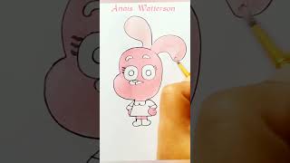 #anaiswatterson #drawing #art #ytshorts #shorts #gumball