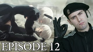 NIER AUTOMATA ENDING REACTION | NieR Automata Episode 12 Reaction |  NieR Automata Anime 1x12