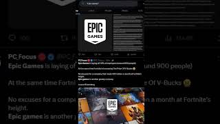 Why did epic games layoff 900 people?? #shorts #gamingcommunity #gaming