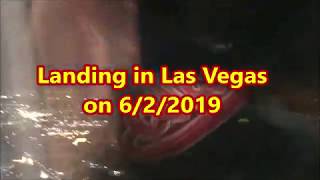 Night Landing in Las Vegas on 6/2/2019