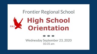 FRS High School Orientation