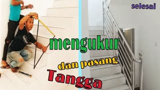 How to make a stair railing /Pegangan tangga