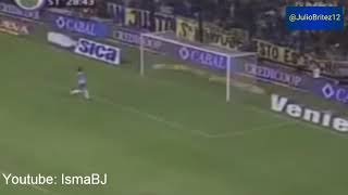 Gol de cabeza de Palermo desde 40mts | Boca 3-2 Vélez | 4-10-2009