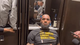 LeBron James reacts to 2-pt call in Lakers/T-Wolves