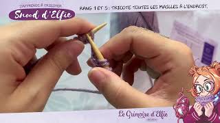 TUTO SNOOD D'ELFIE - ÉTAPE 2