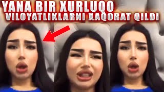 Yana bir xurluqo viloyatliklarni xaqorat qildi #2025 #tiktok #instagram sharmanda uyat