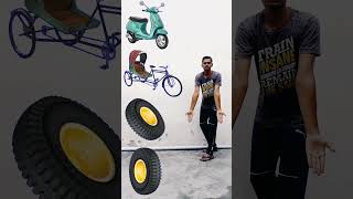 wheels to scooter rickshaw auto JCB attack vfx video #tranding