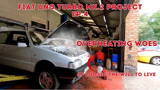 Fiat Uno Turbo keeps over heating  Pt 4. #fiatuno