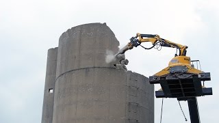 Selective Demolition 80ft Silo