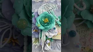 DIY Raindrop Medium | Finnabair Art Mediums, Prima Marketing Flowers, Mixed Media Tutorial