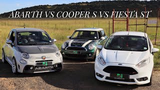 Abarth 595 VS Mini Cooper S VS Ford Fiesta ST