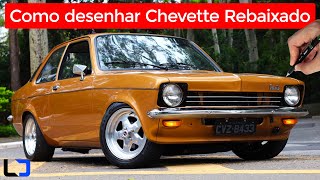 Chevette Rebaixado COMO DESENHAR (Dicas simples para iniciantes)