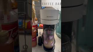 How I make my iced lattes in my n’espresso machine #asmr #nespresso #coffee