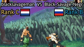 JoJo's Bizarre Adventure: Heritage for the Future: blacksavageman (NL, Rank C)  vs Black_Savage_Neg