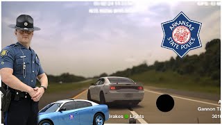 V6 Charger OUTSMARTS ASP in High Speed Chase forcing TROOPER to CRASH!