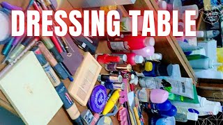 DRESSING TABLE TOUR💄| saravlog