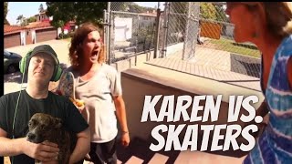 Epic Compilation Skaters vs. Karen who will win these battles BIG D Reacts