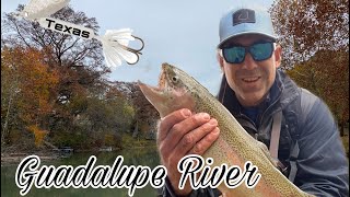 Texas Rainbow Trout Fishing at the Gaudalupe River, NO FLY ROD NEEDED