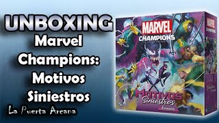 Unboxing | Marvel Champions: Motivos Siniestros