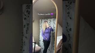 Todays outfit💜 #outfit #ootd #clothing #style #modest #modestoutfit #modestclothes #lululemon #lulu