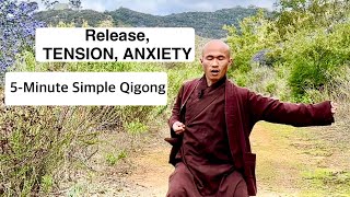 Release TENSIONS and ANXIETY | 5-Minute Simple Qigong for Beginners