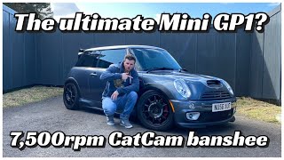 Mini GP1 modified review ** 7,500rpm flat out CatCam banshee super charger + exhaust sound clips! **