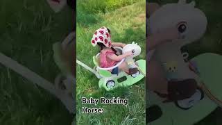 Baby Rocking Horse: Classic Fun for Modern Kids!  #cutebaby #babycare