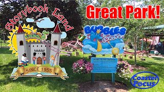 Storybook Land Park Overview PLUS Vintage Car Event! Storybook Land and Bubbles the Coaster in NJ!