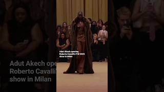 SUPERB! Adut Akech for Roberto Cavalli Fall/Winter 2023