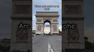 Arc de Triomphe #travel #amazing #architecture #shorts