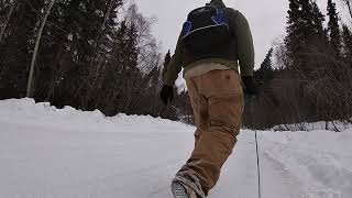 sled eye view.