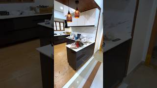 Acrylic sheet modular kitchen design idea ￼#shortvideo #modularkitchendesign #vishalfurniture