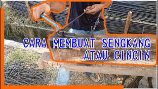 cara membuat besi behel atau sengkang mudah