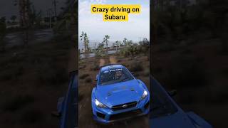 crazy driving on Subaru #xbox #shortvideo #crazy #forza #forzahorizon5 #shorts #short