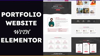 How to Make a Personal Portfolio using WordPress and Elementor FREE 2024