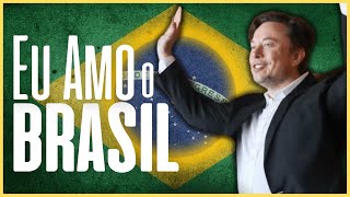 🚨ELON MUSK NO BRASIL LEGENDADO ( EU AMO O BRASIL ) ELON MUSK BOLSONARO🚨