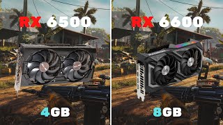 RX 6600 vs RX 6500 XT - Ryzen 5 5600x | Teste em 8 JOGOS