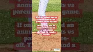 When a #dancermom has a #sportykid 😂⚾️ 🩰 #baseballmom #adultballet #ballet