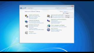 Window 7: Restore the Classic Control Panel to a look similar to Windows XP