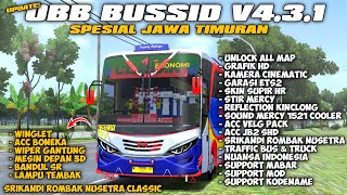 OBB BUSSID V4.3.1 SPESIAL JAWA TIMURAN SOUND MERCY 1521 COOLER GRAFIK HD TERBARU