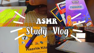 ASMR Study Vlog 🌼 Nisaa and Coffee