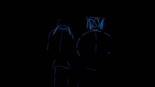 Glow Stick Dancing Couple