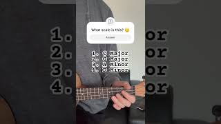 Can you guess what scale I am playing? #quiz #music #ukulele